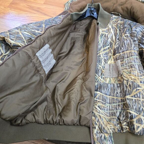 Columbia Mens M Camo Hunting Jacket Shadow Grass Mossy Oak + Liner Reversible - Picture 15 of 16
